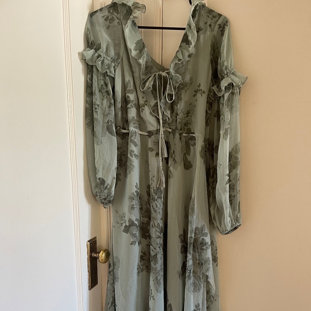 Sage Maternity Dress